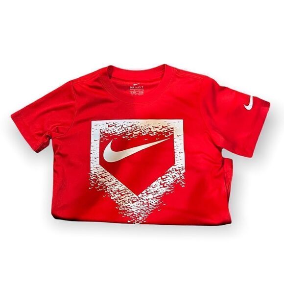 Like New Dri-Fit Nike Red short Sleeve T Large 6-7 years Kid’s - Picture 3 of 4